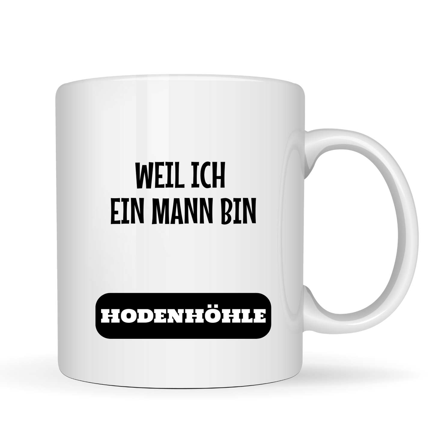 "Weil ich ein Mann bin" - Eier Kaffeetassen