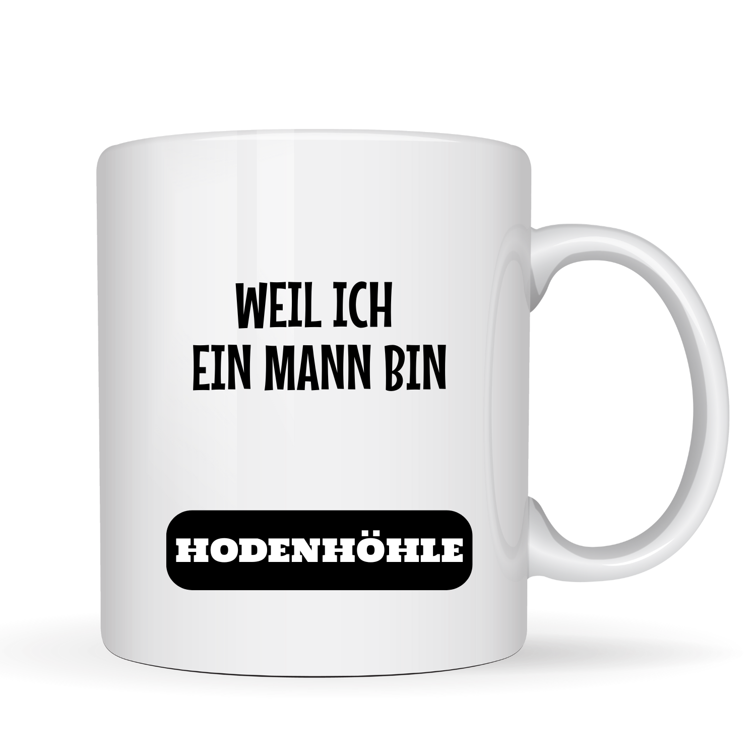 "Weil ich ein Mann bin" - Eier Kaffeetassen