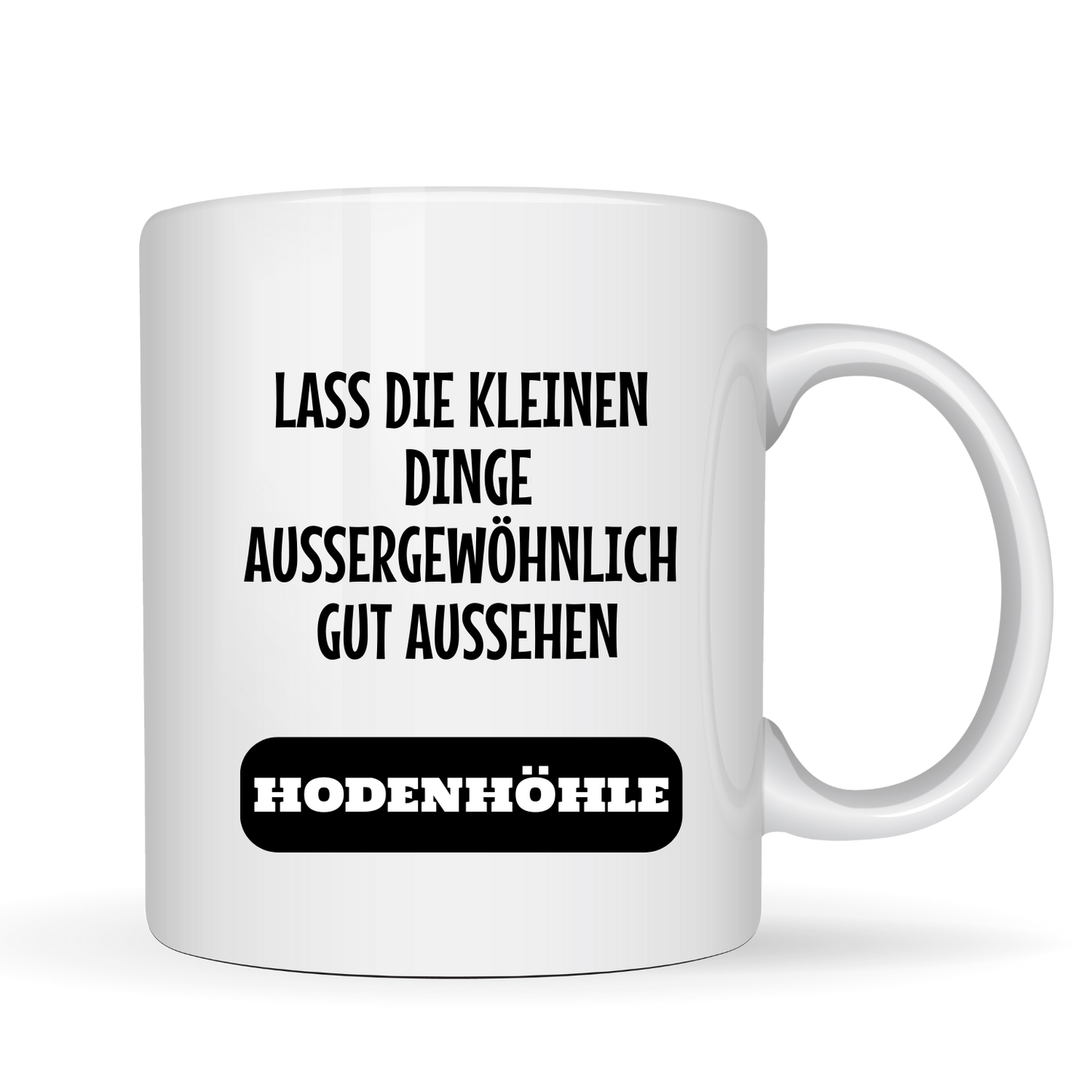 "Lass die kleinen Dinge außergewöhnlich gut aussehen" - Eier Kaffeetassen