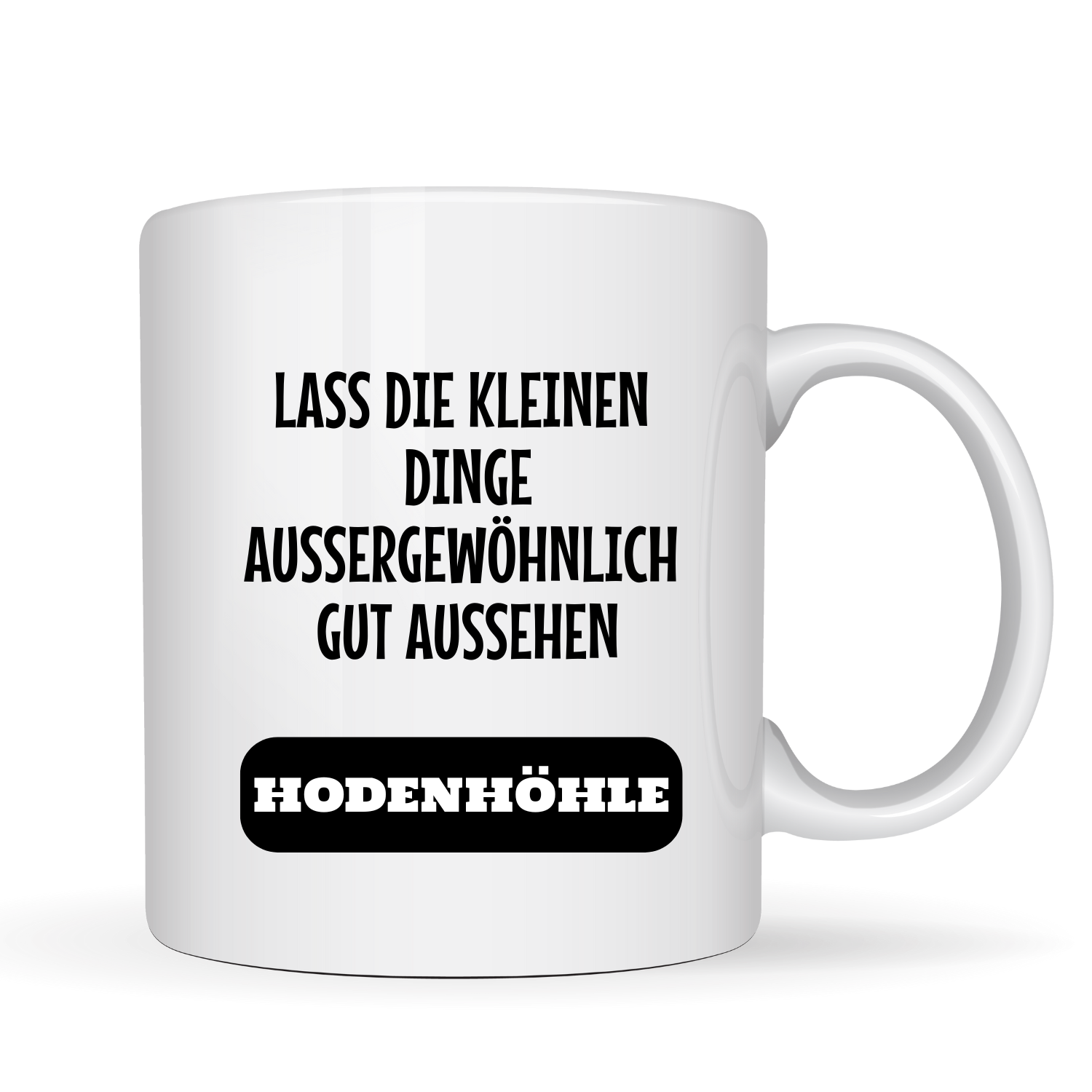 "Lass die kleinen Dinge außergewöhnlich gut aussehen" - Eier Kaffeetassen