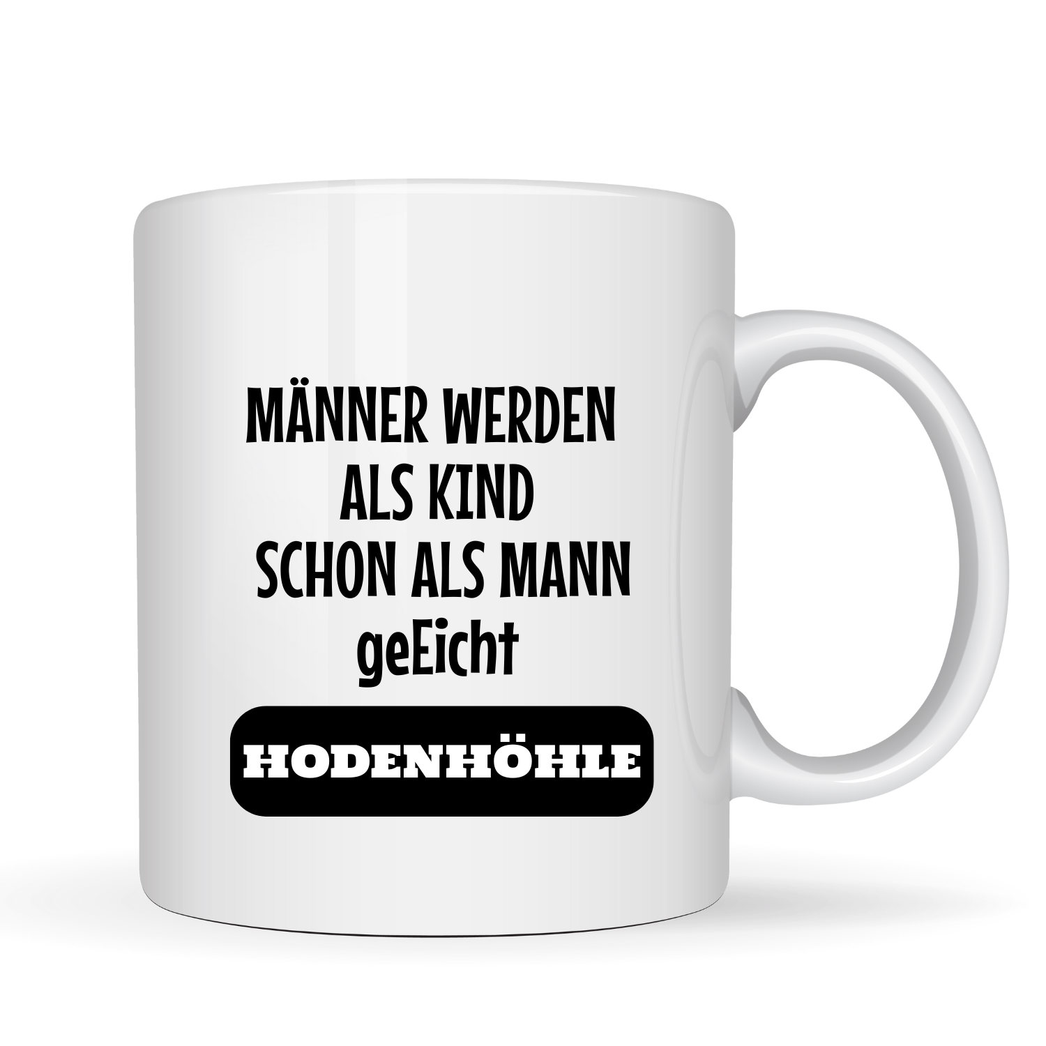"Männer werden als Kind schon als Mann geEicht" - Eier Kaffeetassen