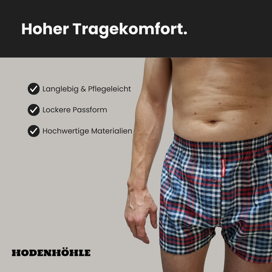 American-Webboxershorts – 3er/6er/9er Pack