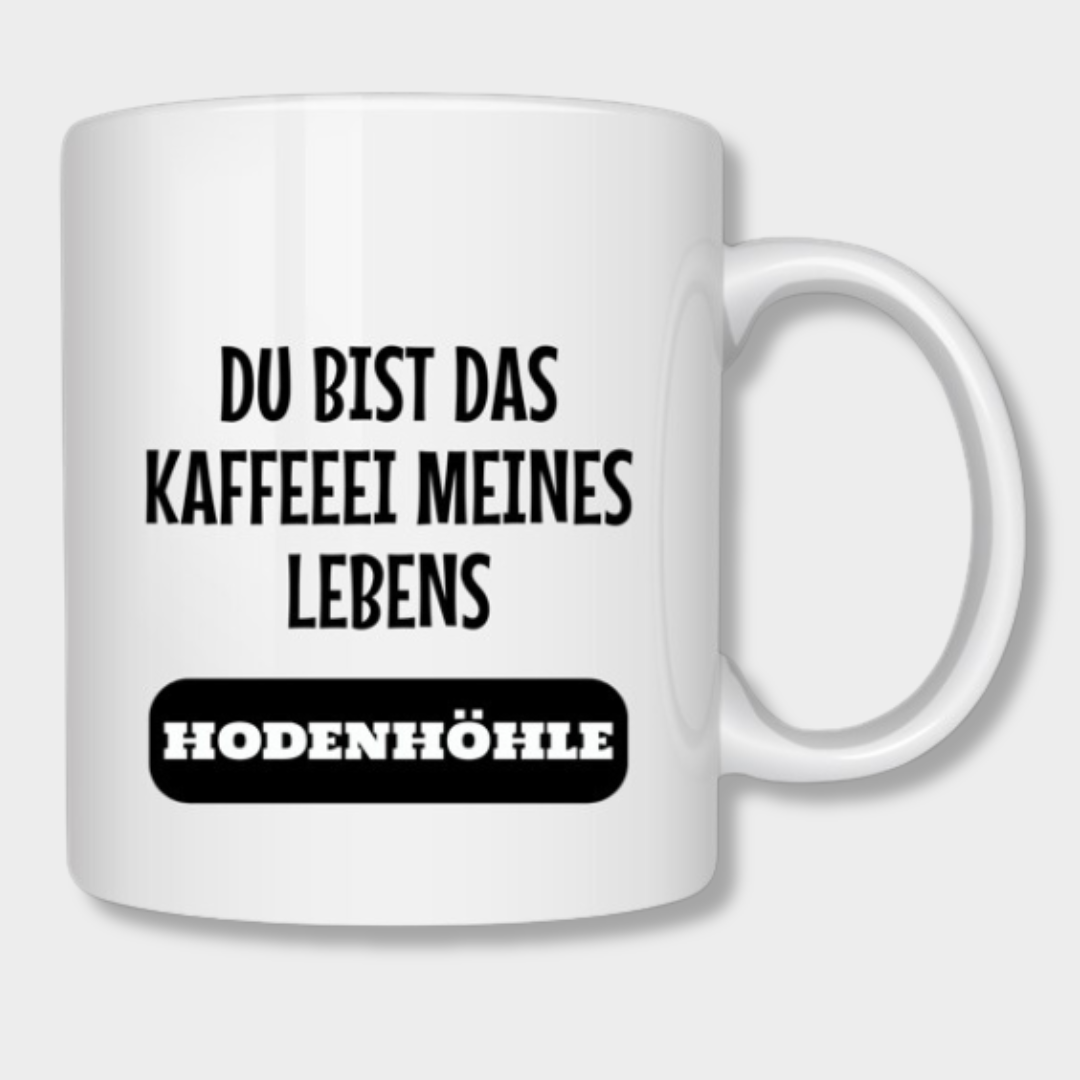 "Du bist das Kaffeeei meines Lebens" - Eier Kaffeetassen